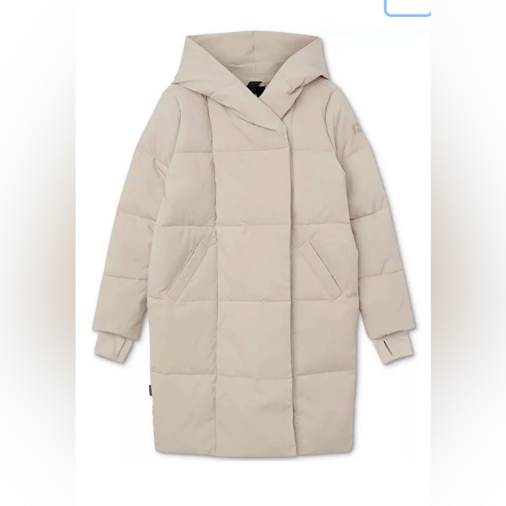 Frank & Oak Cream Puffer Jacket